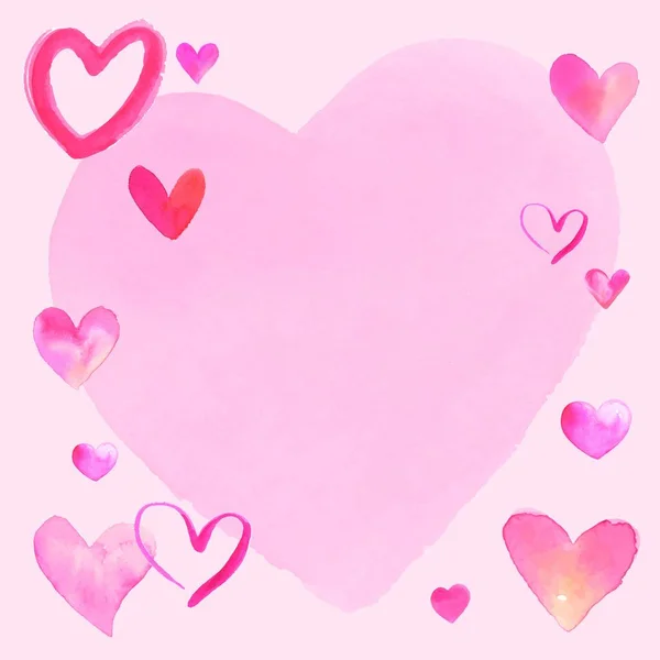 Carte Saint Valentin Rose Modèle Arrière Plan Pour Espace Copie — Image vectorielle