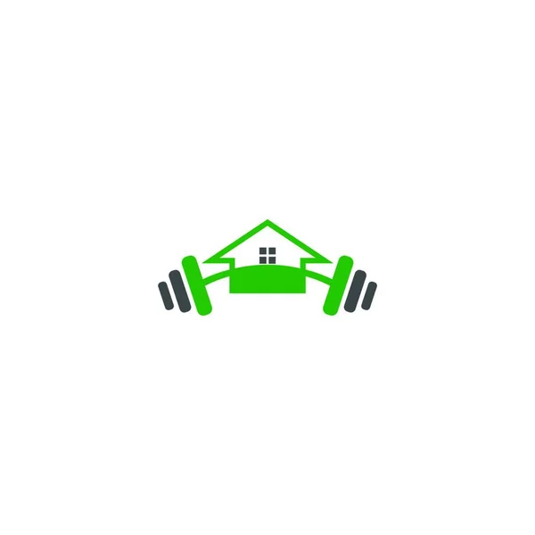 Fitness House Vector Icon — Stock Vector