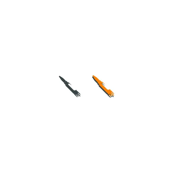 Bullets Symbol Vektor Illustration — Stockvektor