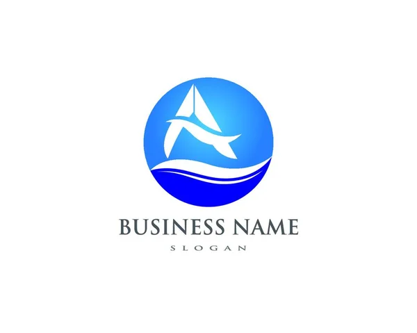 Business Logo Template Branding Simple Vector Illustration — Vetor de Stock