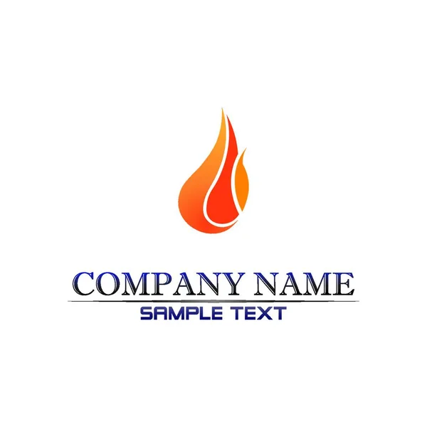 Company Logo Simple Vector Illustration — Stock Vector