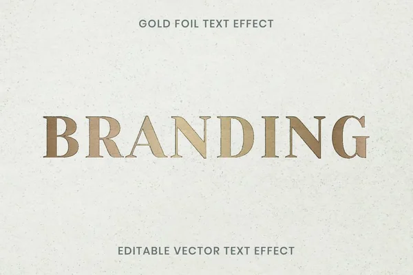 Branding Text Vector Illustration — стоковый вектор