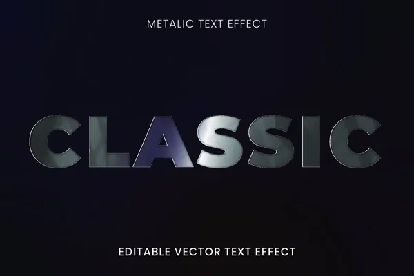 Classic Text Vector Illustration — Vettoriale Stock