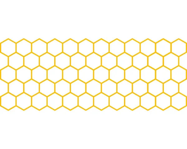 Honeycombs Vector Illustration Design — Stock Vector