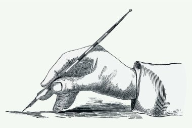 Çizim el vektör çizimi şablonu