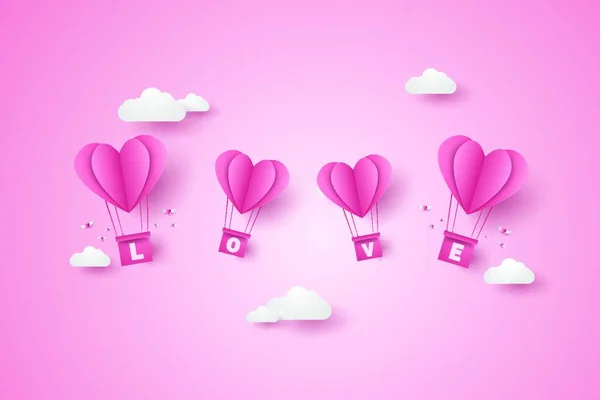 Roxo Feliz Valentine Card Capa Fevereiro —  Vetores de Stock