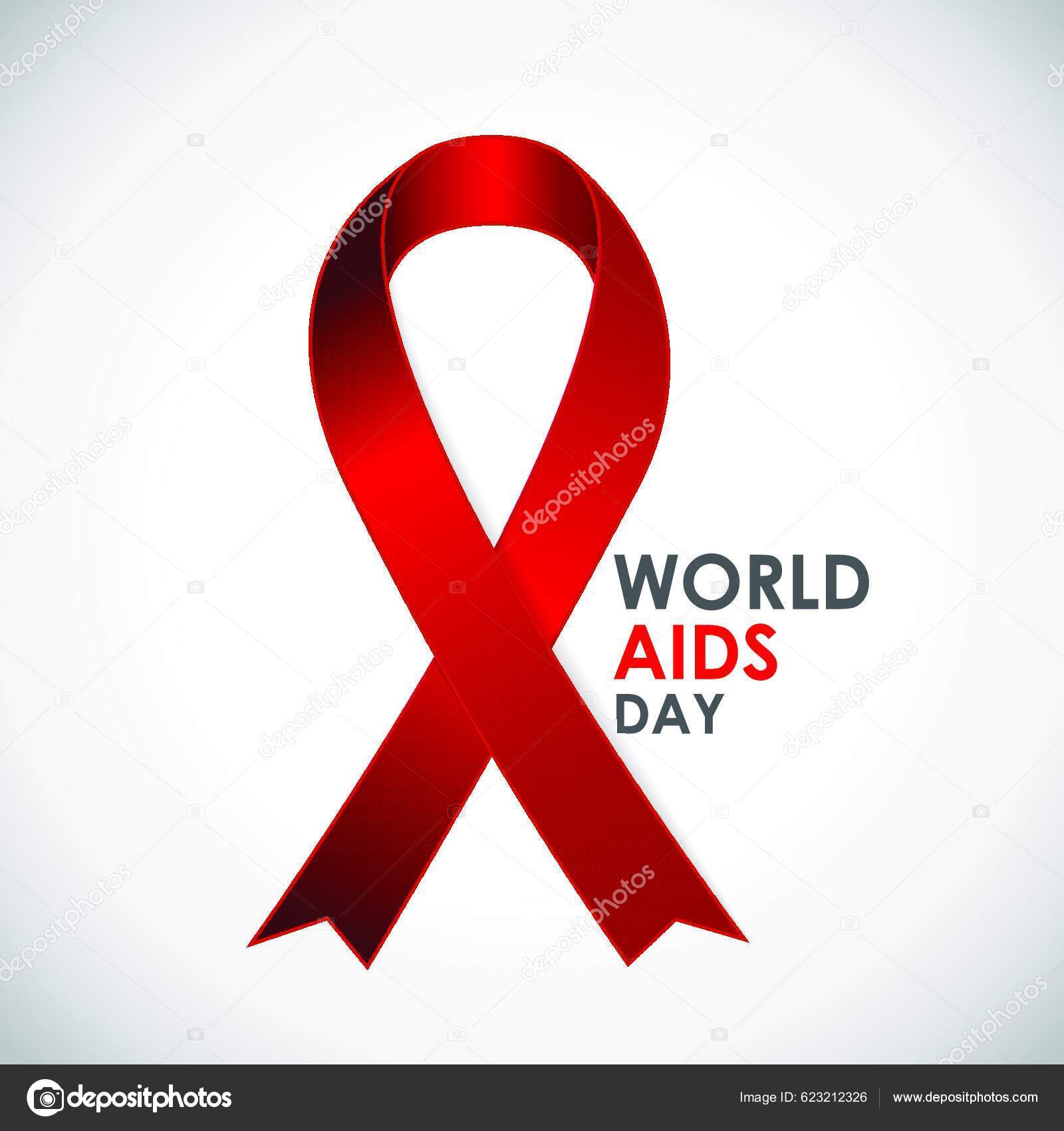 Red Ribon Symbol December World Aids Day Stock Vector by ©YAY_Images ...