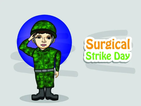 Surgical Strike Day India — Stock Vector