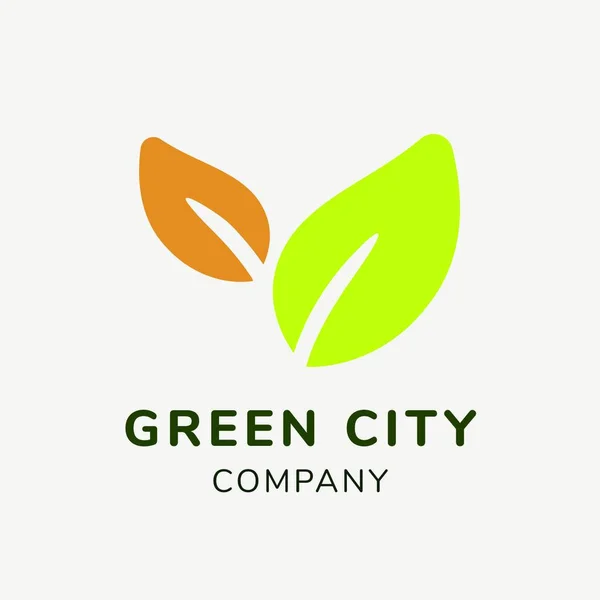 Ilustração Vetorial Cidade Verde — Vetor de Stock