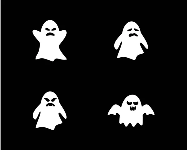 Ghost Simple Vector Illustration — Stock Vector