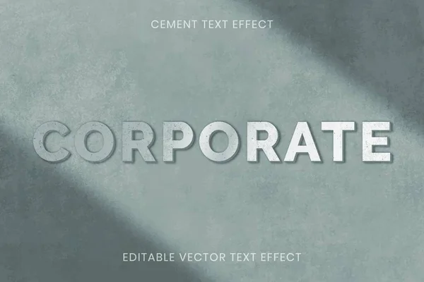 Corporate Text Vector Illustration — стоковый вектор
