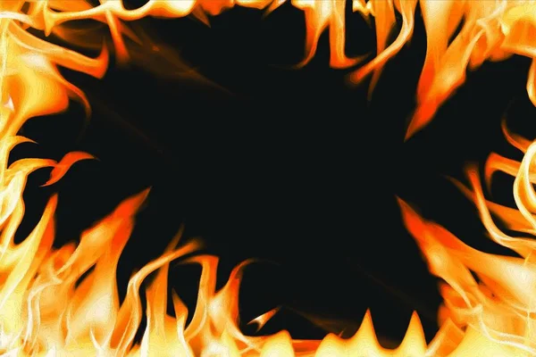 Illustration Vectorielle Flamme — Image vectorielle