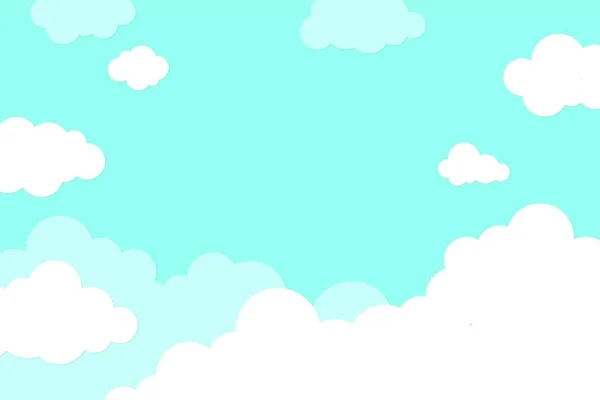 Hintergrund Wolken Vektor Illustration — Stockvektor