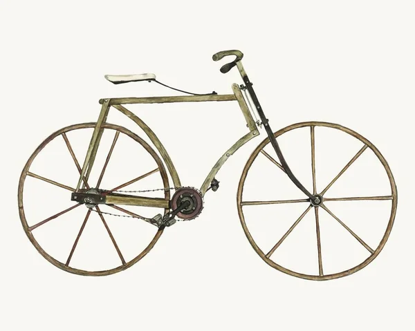 Modèle Illustration Vectorielle Vélo — Image vectorielle