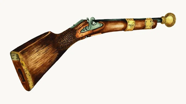 Ручна Зброя Вінтаж Векторні Ілюстрації — стоковий вектор