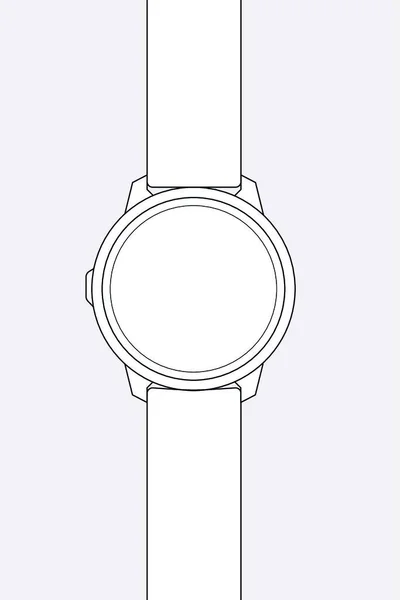 Smartwatch图标 网页设计的矢量说明 — 图库矢量图片