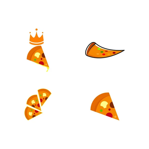 Illustration Vectorielle Logo Pizza — Image vectorielle