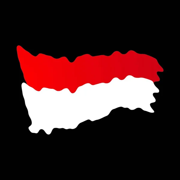 インドネシア独立記念日の背景 — ストックベクタ