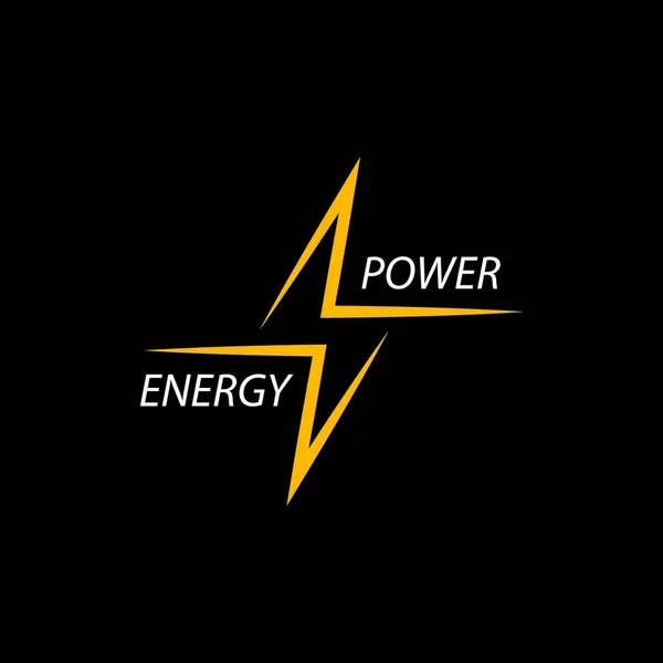 Power Energy Simple Vector Illustration — Stock Vector