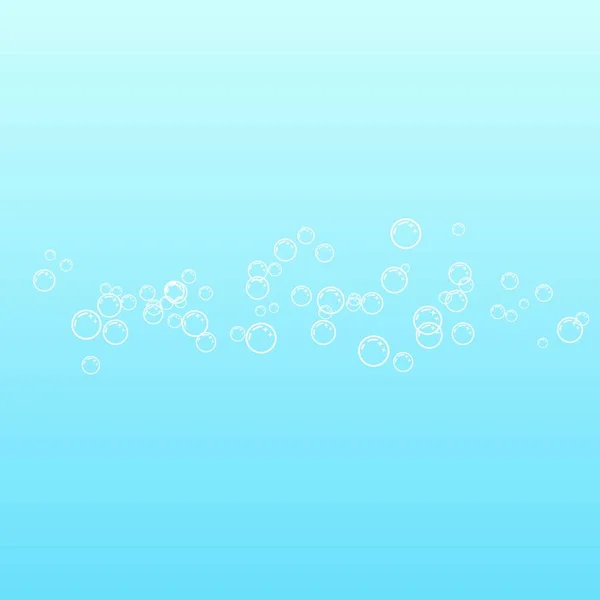 Realistic Bubbles Vector Illustration — Stock Vector