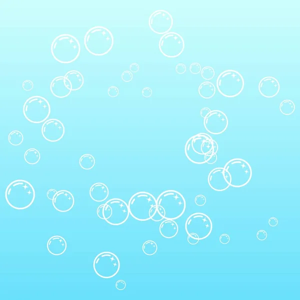 Vektorová Ilustrace Realistických Bublin — Stockový vektor