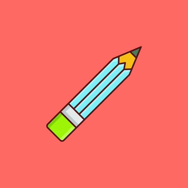 Crayon Illustration Vectorielle Icône Web — Image vectorielle