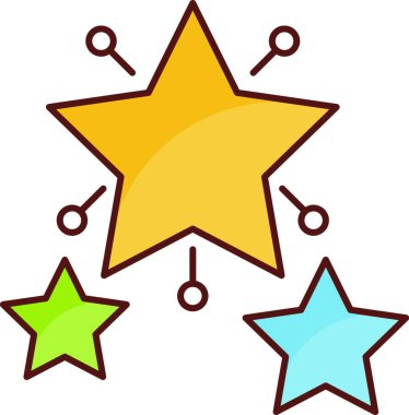 dekorasyon web simgesi vektör illüstrasyonu