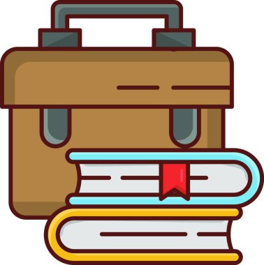 okul web simgesi vektör illüstrasyonu