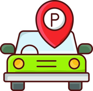 Lcd Simge vektör çizimi