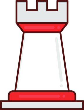 Satranç simgesi, vektör çizimi