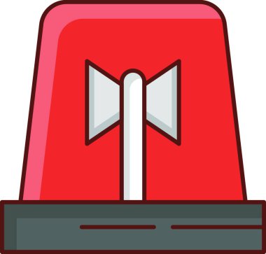 acil işaret simgesi, vektör illüstrasyonu