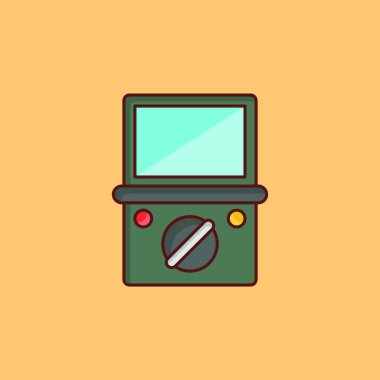 Video oyunu simgesi vektör illüstrasyonu