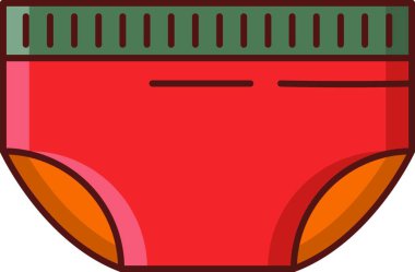 aşınma simgesi, vektör illüstrasyonu altında