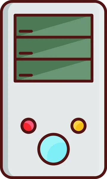 Lcd Icon Vector Illustration — 스톡 벡터