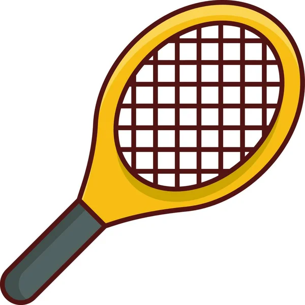 Racket Web Icon Vector Illustration — 스톡 벡터