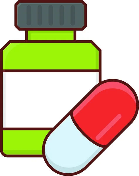 Tabletten Symbol Auf Weißem Hintergrund — Stockvektor