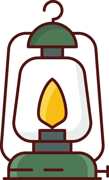 Lantern Icon Vector Illustration — Stock Vector