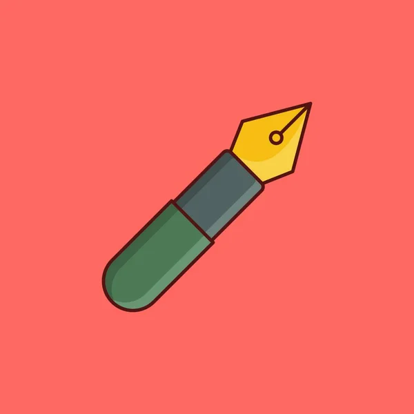 Stift Web Icon Vektor Illustration — Stockvektor
