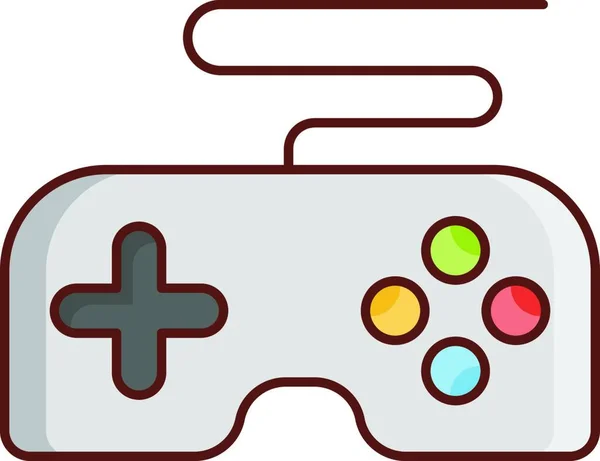 Gamepad Web Icon Vector Illustration — Stockvector