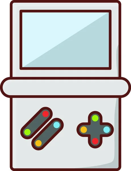 Spiel Pad Symbol Vektor Illustration — Stockvektor