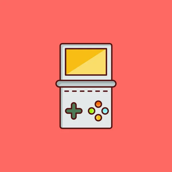 Gamepad Web Icon Vector Illustration —  Vetores de Stock