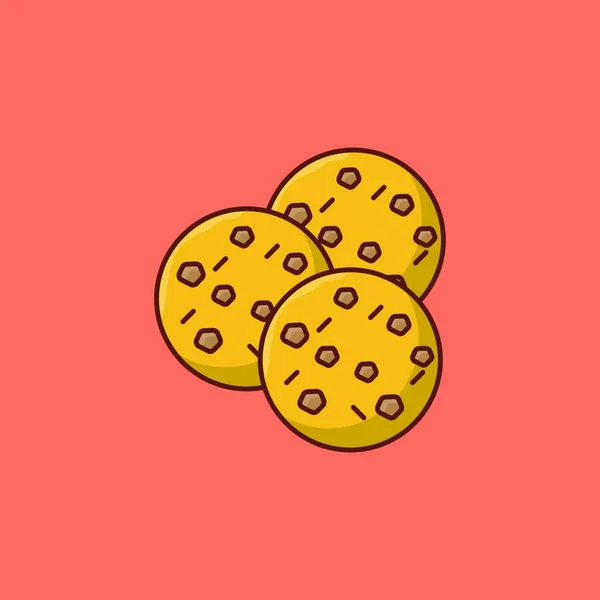 Biscuit Icon Vector Illustration — Stock Vector