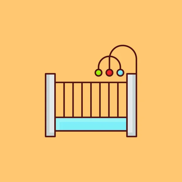 Kinderwagen Symbol Vektorillustration — Stockvektor