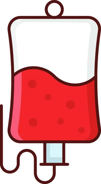 Icono Sangre Ilustración Vectorial — Vector de stock