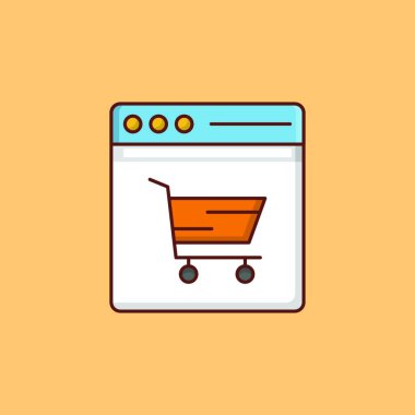 Ağ simgesi. vektör illüstrasyonu