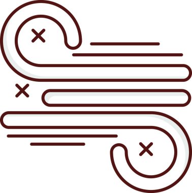 Rüzgar ikonu. vektör illüstrasyonu