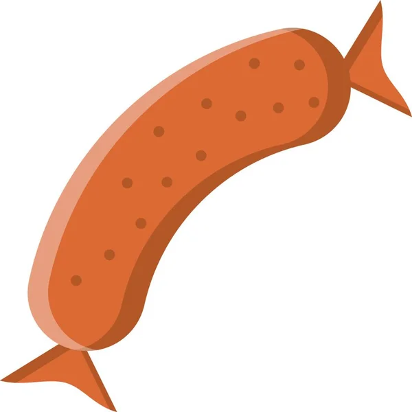 Ikona Hotdogy Vektorová Ilustrace — Stockový vektor