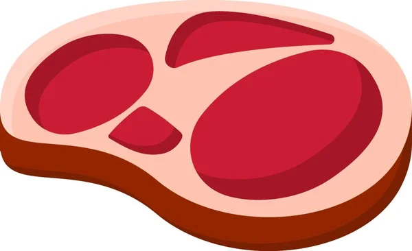 Ícone Carne Ilustração Vetorial —  Vetores de Stock
