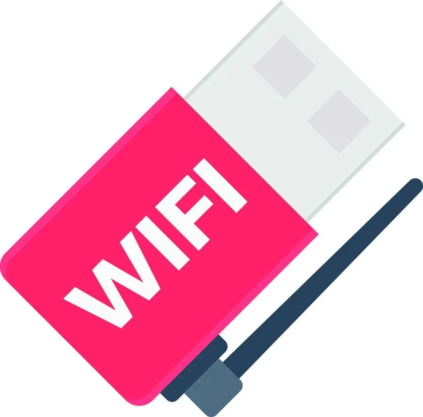 Wifi Web Ikona Wektor Ilustracji — Wektor stockowy