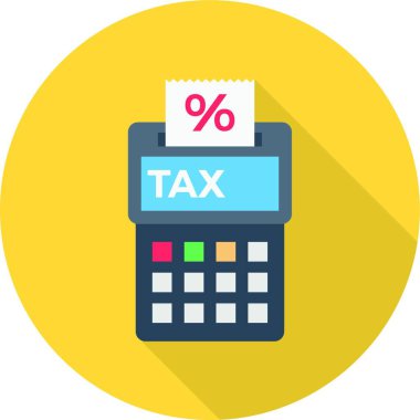 edc makine simgesi, vektör illüstrasyonu 